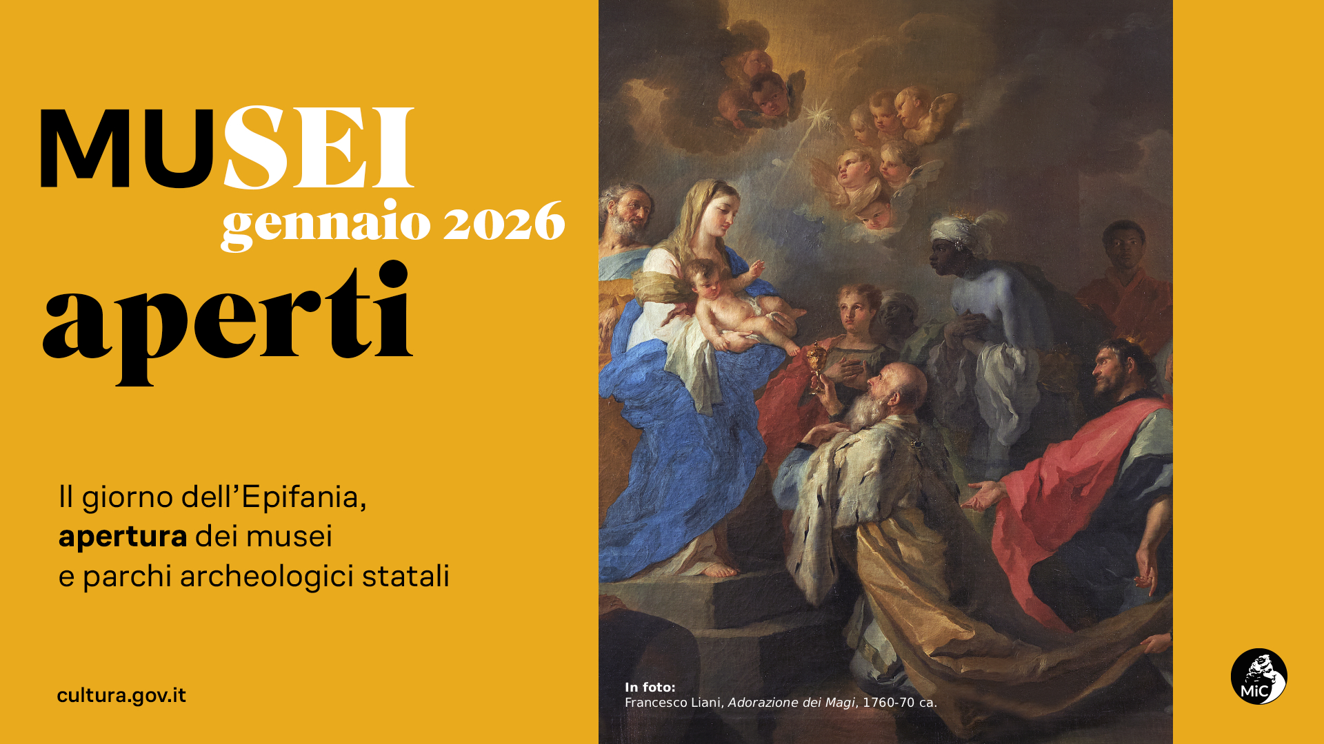 Apertura festiva del Palazzo Reale di Napoli e del Museo Pignatelli in occasione dell’Epifania